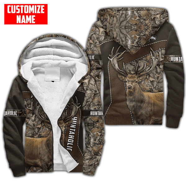 Maxcorners Deer Hunting Personalized Name 3D Over Printed Hoodie