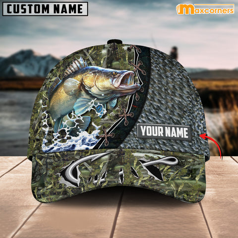 Maxcorners Personalized Fishing Water Detail Cap