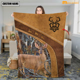 Maxcorners Personalized Brocket Deer Hunting Blanket