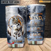 Personalized Native Wolf Tumbler