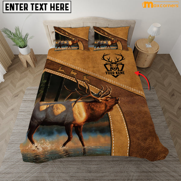 Maxcorners Personalized ELK Deer Bedding Set