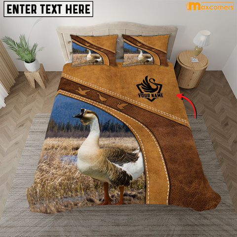 Maxcorners Personalized Goose Hunting Bedding Set