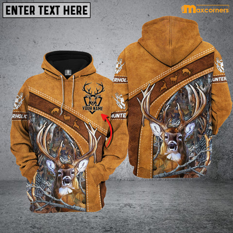 Maxcorners Personalized Deer Hunting Unisex Hoodie 2 SO21