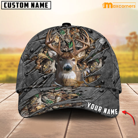 Maxcorners Deer Hunter Hunting Personalized Cap 3D Multicolored