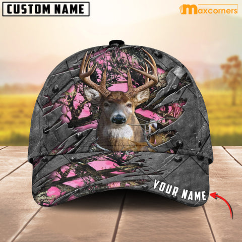 Maxcorners Deer Hunter Hunting Personalized Cap 3D Multicolored