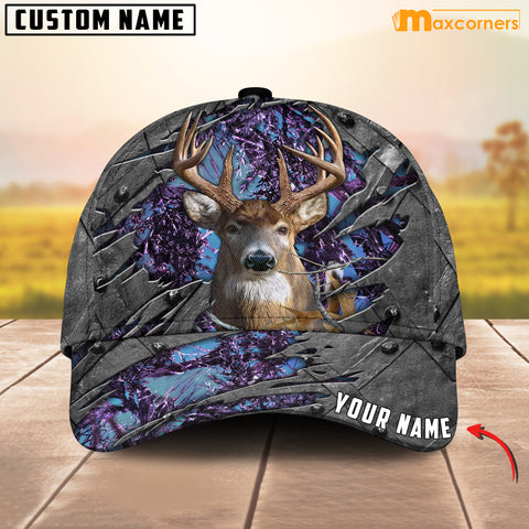 Maxcorners Deer Hunter Hunting Personalized Cap 3D Multicolored