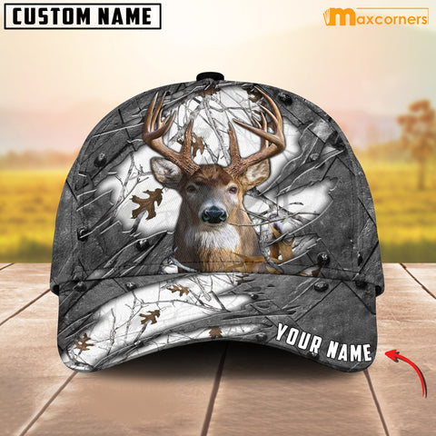 Maxcorners Deer Hunter Hunting Personalized Cap 3D Multicolored