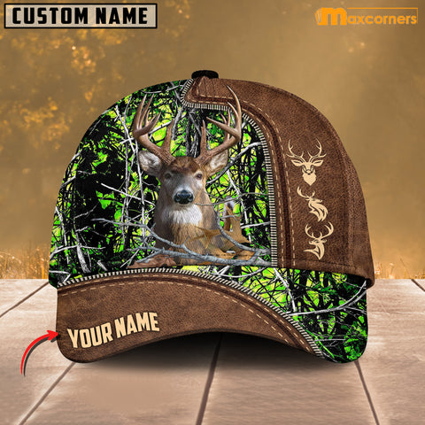 Maxcorners Deer Hunting Personalized Cap 3D Multicolored