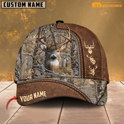 Maxcorners Deer Hunting Personalized Cap 3D Multicolored