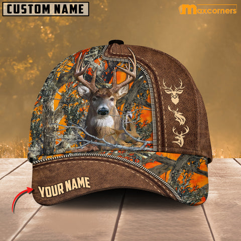 Maxcorners Deer Hunting Personalized Cap 3D Multicolored