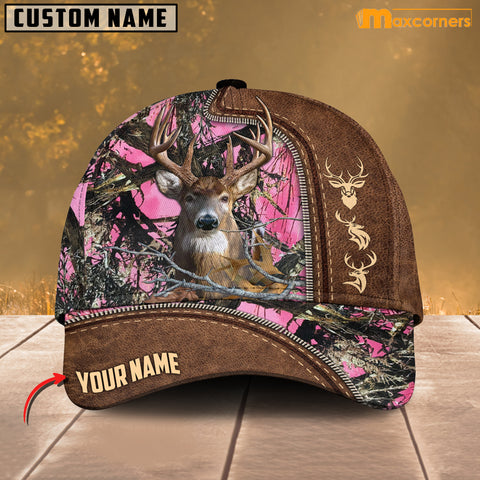 Maxcorners Deer Hunting Personalized Cap 3D Multicolored