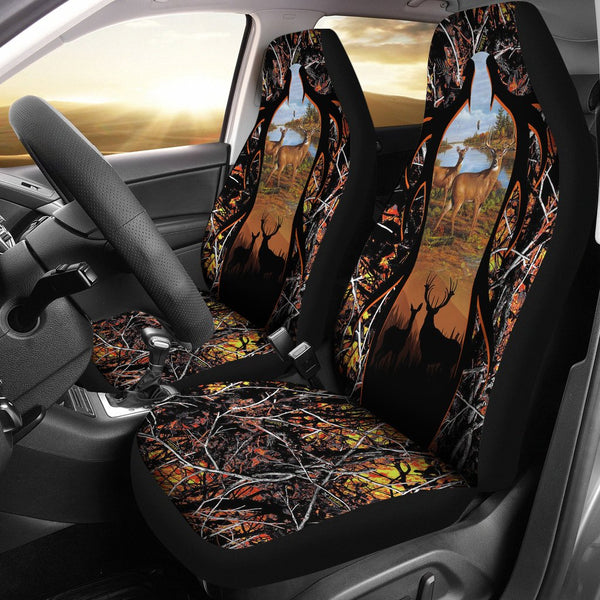 Maxcorners Deer Hunting Camo Car Seat Cover