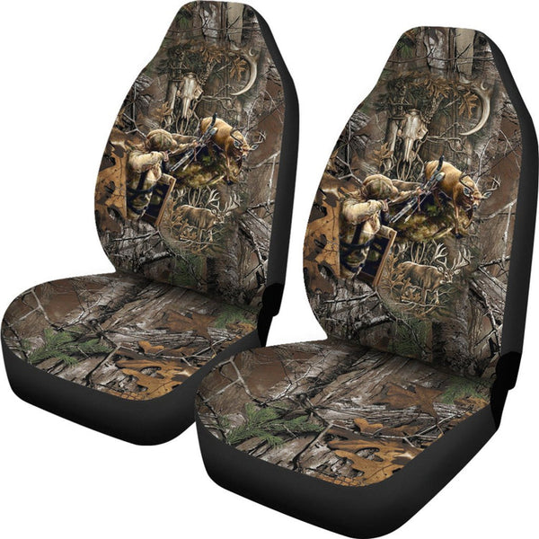 Maxcorners Bowhunting Deer Car Seat Cover For Winnter