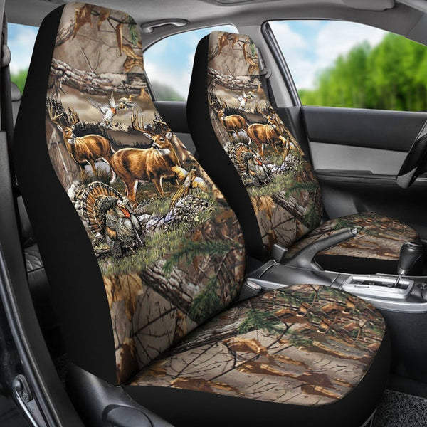 Maxcorners Deer Hunting Car Seat Cover SO2