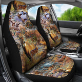 Maxcorners Camo Hunting Animals On Front Car Seat Cover