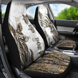 Maxcorners Hunting Her Buck And His Doe Camo Car Seat Cover