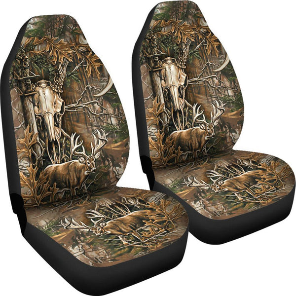 Maxcorners Deer Hunting Camo Car Seat Cover SO1