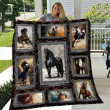 Maxcorners Love Horse Like Quilt - Blanket
