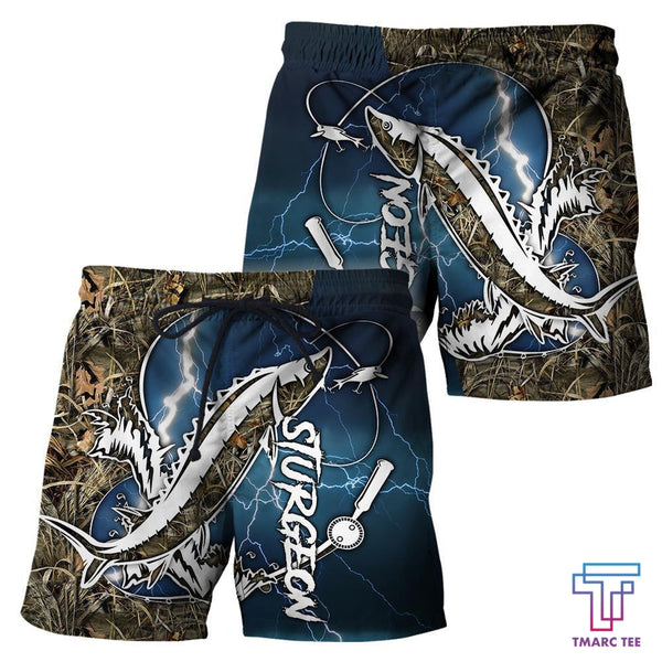 Maxcorners  Sturgeon Fishing Sport Camo Tattoos