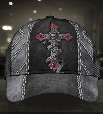 Maxcorners Skull God Is My Judge - Cap