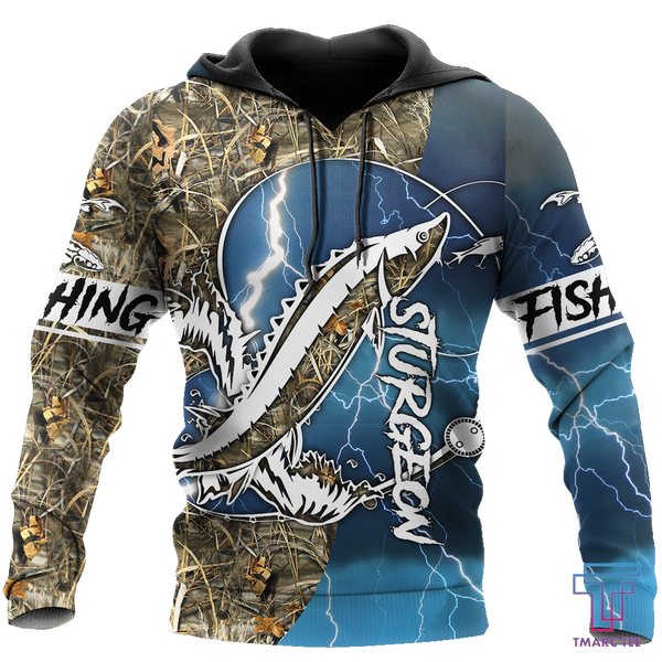 Maxcorners  Sturgeon Fishing Sport Camo Tattoos