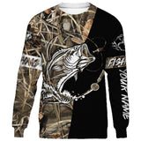 Maxcorners Personalized Fishing Tattoo Full Printing 3D Shirt