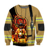 Maxcorners Brave Firefighter 3D Printed Shirt