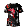 Maxcorners King Rooster Unisex Hoodie