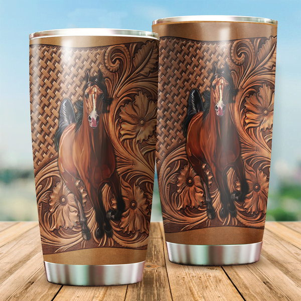 Maxcorners Horse Stainless Steel Tumbler 10