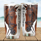 Maxcorners Horse Stainless Steel Tumbler 06