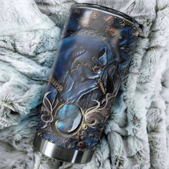 Maxcorners Custom Name Horse Stainless Steel Tumbler 06