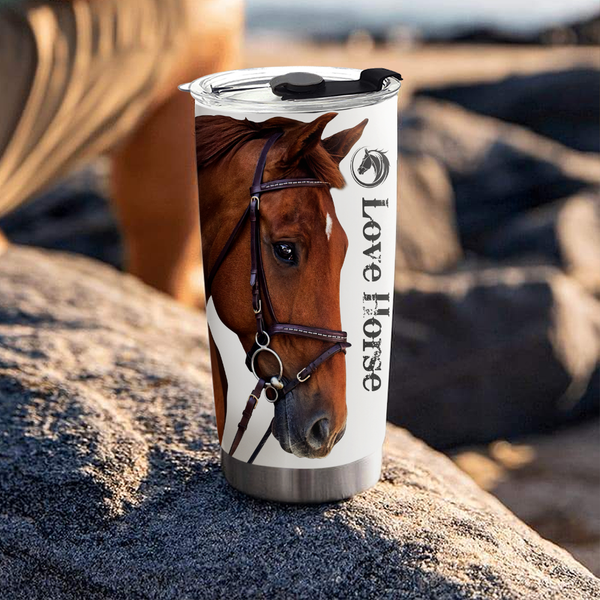 Maxcorners Horse Stainless Steel Tumbler 06