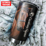 Maxcorners Custom Name Horse Stainless Steel Tumbler 03