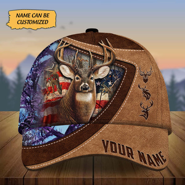 Maxcorners Custom Name Colt Deer Hunting Premium 3D Printed Cap