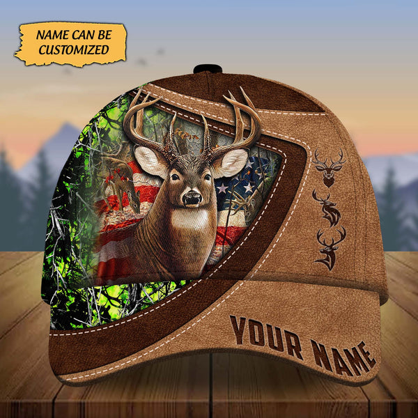 Maxcorners Custom Name Colt Deer Hunting Premium 3D Printed Cap