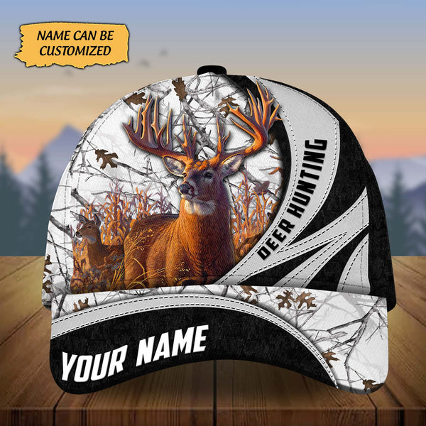 Maxcorners Custom Name Brimstone Deer Hunting Premium 3D Printed Cap