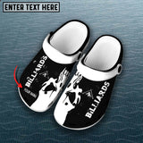 Maxcorners Billiard Personalized Name Crocs