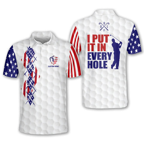 Maxcorners Golf Premium I Put It In Every Hole Classic Personalized Name All Over Printed Shirt