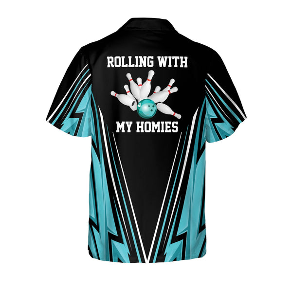 Maxcorners Rolling with My Homies Personalized Name Hawaiian Shirt