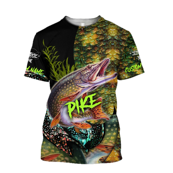 Maxcorners Custom Name Northern Pike Fishing On Skin