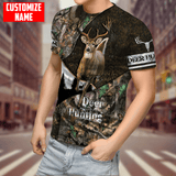 Maxcorners Personalized Deer Hunting Camo Autunm 3D Design All Over Printed