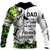 Maxcorners Custom Name Dad Bass Fishing Tattoo