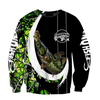 Maxcorners The great fish eats the small Green Camo Hook