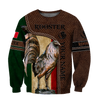 Maxcorners Rooster Sculpture All Over Printed Unisex Deluxe Hoodie