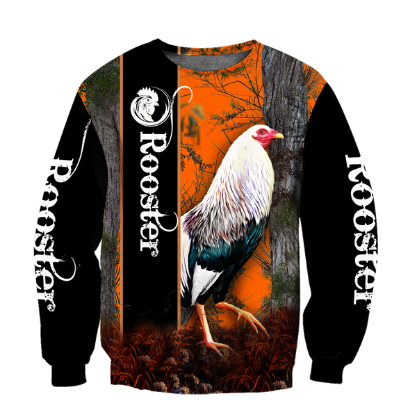 Maxcorners Love Rooster All Over Printed Unisex Hoodie