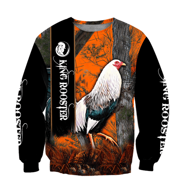 Maxcorners King Rooster Camo Unisex Deluxe Hoodie