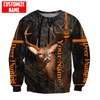 Maxcorners Personalized Name Deer Hunting 3D Design All Over Printed