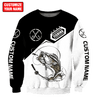 Maxcorners Personalized Name Bass Fishing Realtree 3D Shirt