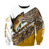 Maxcorners Custom Name Walleye Fishing Camo