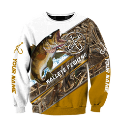 Maxcorners Custom Name Walleye Fishing Camo